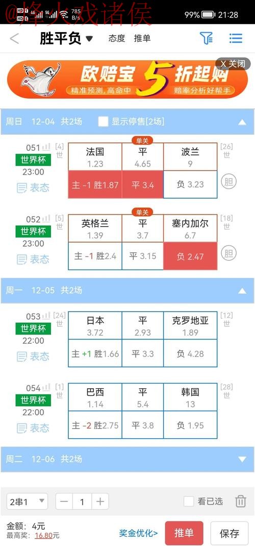 解析世界杯盘口APP功能与玩法